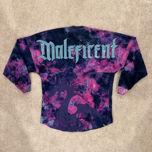 Disney Maleficent Spirit Jersey Purple Tie-Dye Sz XS - Picture 7 of 8
